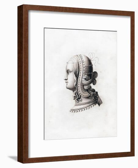 Headdress, Early 16th Century-Henry Shaw-Framed Giclee Print