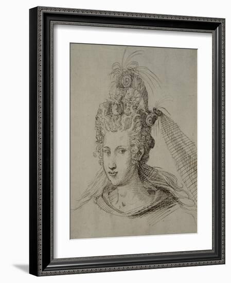 Headdress, Probably for Anne of Denmark-Inigo Jones-Framed Giclee Print