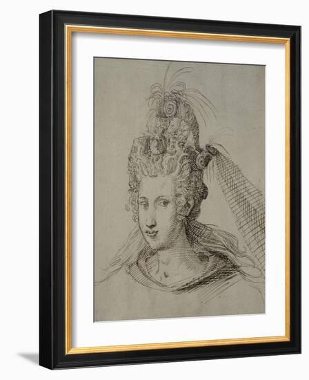 Headdress, Probably for Anne of Denmark-Inigo Jones-Framed Giclee Print