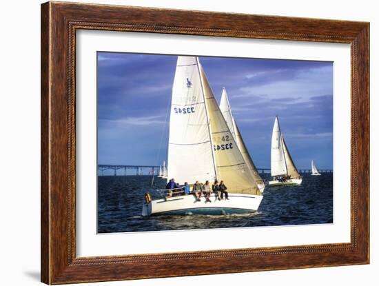 Headed to the Docks-Alan Hausenflock-Framed Photographic Print