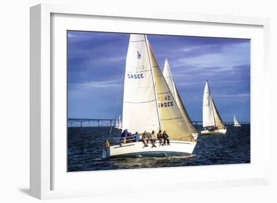 Headed to the Docks-Alan Hausenflock-Framed Photographic Print