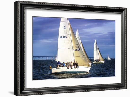 Headed to the Docks-Alan Hausenflock-Framed Photographic Print