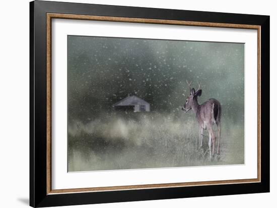 Heading Home in the First Snow-Jai Johnson-Framed Giclee Print