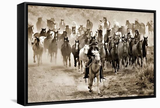 Heading Home-Lisa Dearing-Framed Stretched Canvas