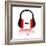 Headphones Music-Enrique Rodriguez Jr.-Framed Art Print