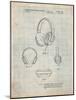 Headphones Patent-Cole Borders-Mounted Art Print