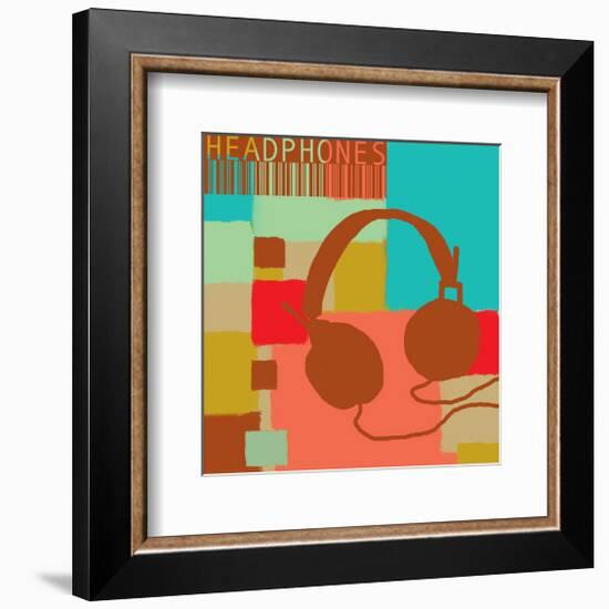 Headphones-Yashna-Framed Premium Giclee Print