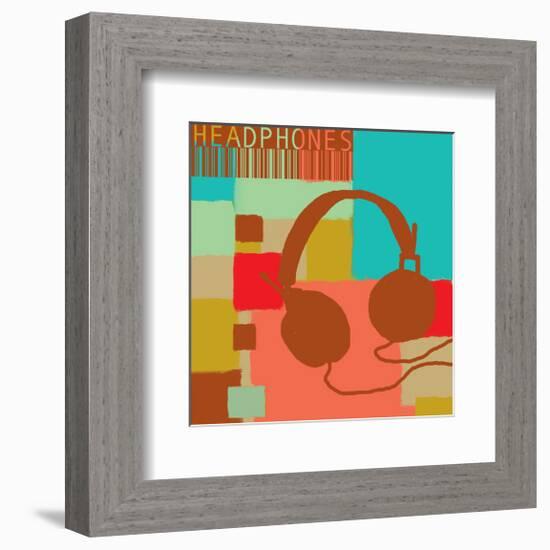 Headphones-Yashna-Framed Premium Giclee Print