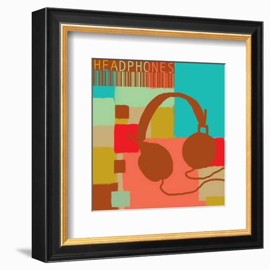 Headphones-Yashna-Framed Premium Giclee Print