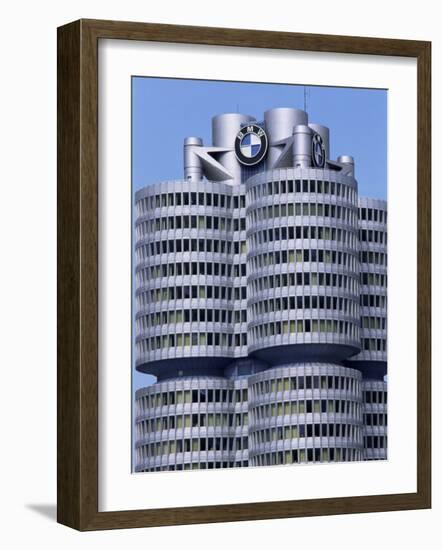 Headquarters of Bmw, Munich, Bavaria, Germany-Hans Peter Merten-Framed Photographic Print