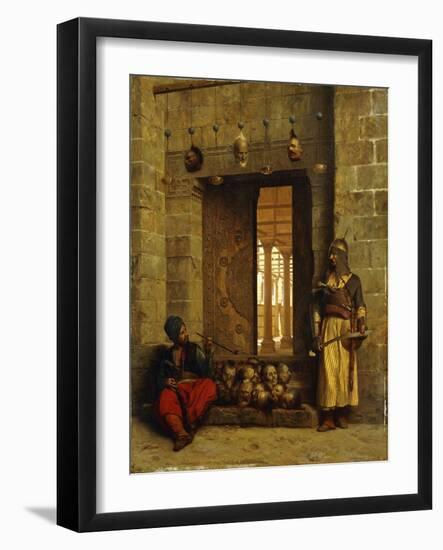 Heads of the Rebel Beys at the Mosque-El Assaneyn-Jean Leon Gerome-Framed Giclee Print