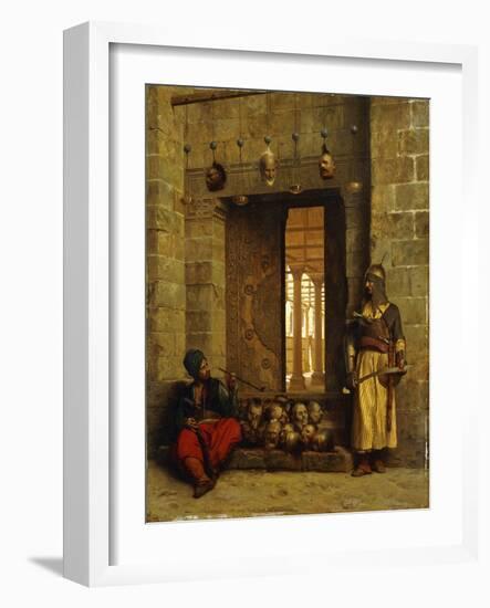 Heads of the Rebel Beys at the Mosque-El Assaneyn-Jean Leon Gerome-Framed Giclee Print