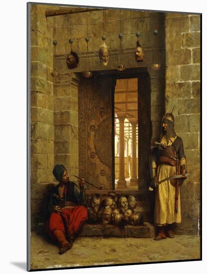 Heads of the Rebel Beys at the Mosque-El Assaneyn-Jean Leon Gerome-Mounted Giclee Print