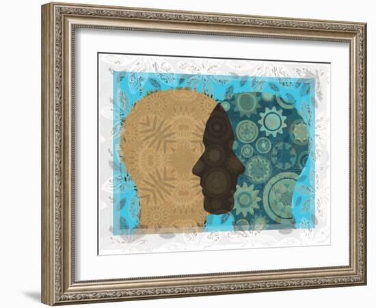 Heads Two-Teofilo Olivieri-Framed Giclee Print