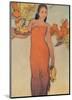 Healani, Royal Hawaiian Hotel Menu Cover c.1950s-John Kelly-Mounted Art Print