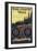 Healdsburg, California - Wine Country Trails-Lantern Press-Framed Premium Giclee Print