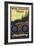 Healdsburg, California - Wine Country Trails-Lantern Press-Framed Premium Giclee Print