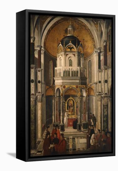 Healing of Pietro De Ludovici, Circa 1501-Gentile Bellini-Framed Premier Image Canvas