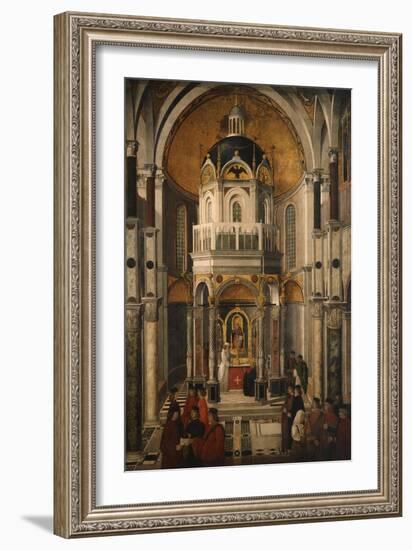 Healing of Pietro De Ludovici, Circa 1501-Gentile Bellini-Framed Giclee Print