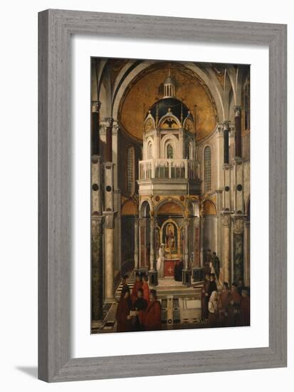 Healing of Pietro De Ludovici, Circa 1501-Gentile Bellini-Framed Giclee Print