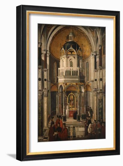 Healing of Pietro De Ludovici, Circa 1501-Gentile Bellini-Framed Giclee Print