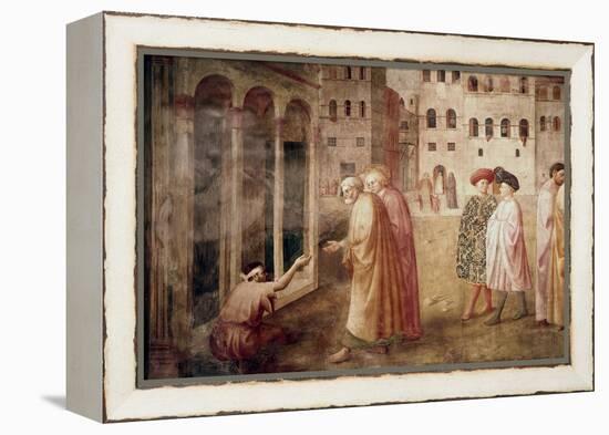 Healing of the Cripple-Masaccio-Framed Premier Image Canvas