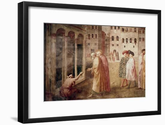 Healing of the Cripple-Masaccio-Framed Giclee Print