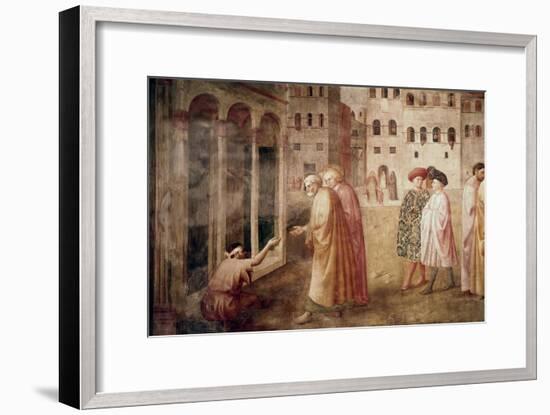 Healing of the Cripple-Masaccio-Framed Giclee Print