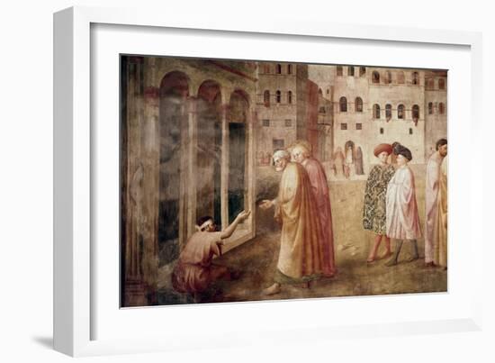 Healing of the Cripple-Masaccio-Framed Giclee Print