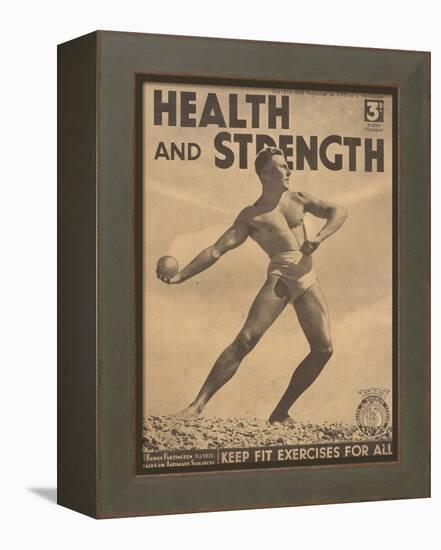 Health and Strength, Body Building Fitness Exercise Gay Magazine, UK, 1938-null-Framed Premier Image Canvas