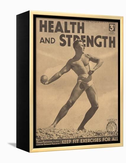 Health and Strength, Body Building Fitness Exercise Gay Magazine, UK, 1938-null-Framed Premier Image Canvas