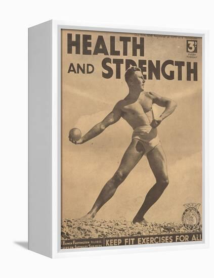 Health and Strength, Body Building Fitness Exercise Gay Magazine, UK, 1938-null-Framed Premier Image Canvas