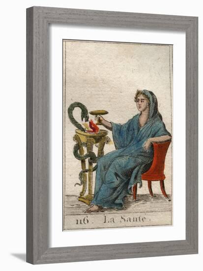 Health, plate 116 from 'Mythologie de la jeunesse' by Pierre Blanchard, 1803-French School-Framed Giclee Print