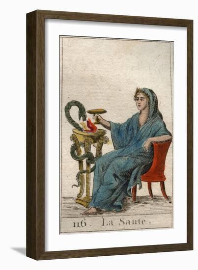 Health, plate 116 from 'Mythologie de la jeunesse' by Pierre Blanchard, 1803-French School-Framed Giclee Print