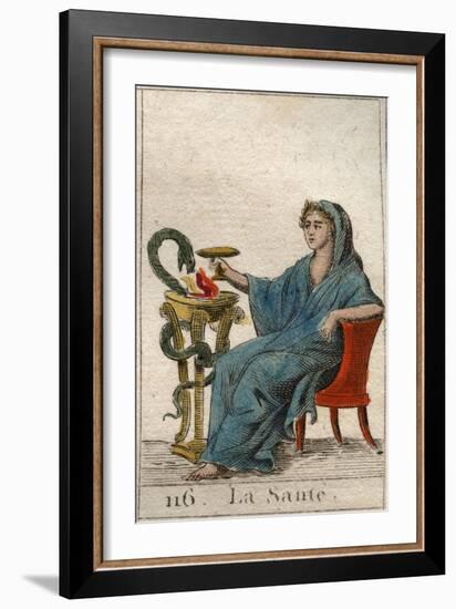 Health, plate 116 from 'Mythologie de la jeunesse' by Pierre Blanchard, 1803-French School-Framed Giclee Print