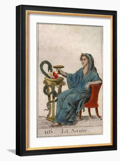 Health, plate 116 from 'Mythologie de la jeunesse' by Pierre Blanchard, 1803-French School-Framed Giclee Print