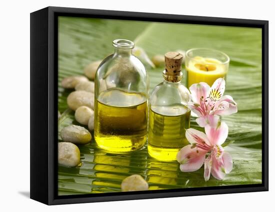 Health Spa on Banana Leaf-crystalfoto-Framed Premier Image Canvas