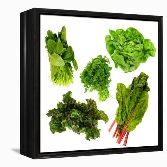 Healthy Dark Green Vegetables-maggy-Framed Premier Image Canvas