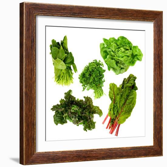 Healthy Dark Green Vegetables-maggy-Framed Photographic Print