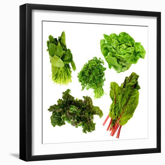 Healthy Dark Green Vegetables-maggy-Framed Photographic Print