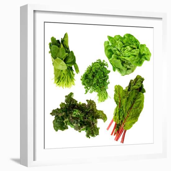 Healthy Dark Green Vegetables-maggy-Framed Photographic Print