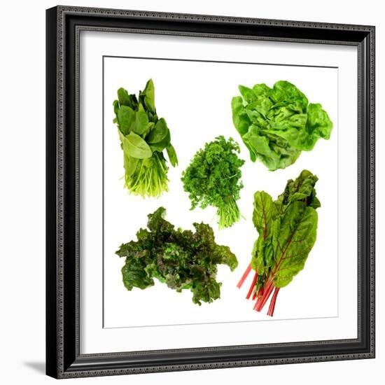 Healthy Dark Green Vegetables-maggy-Framed Photographic Print