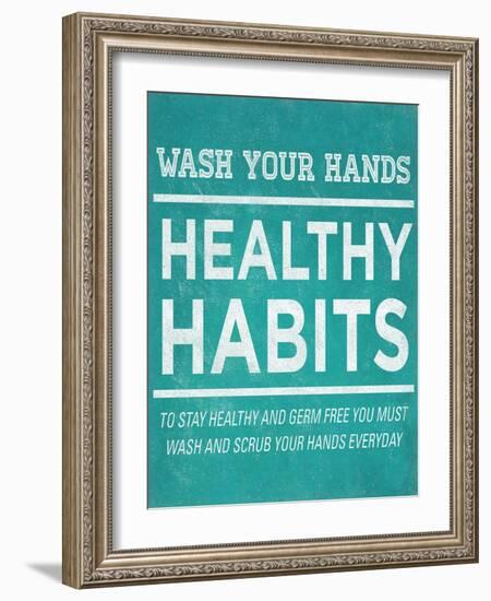 Healthy Habits I-Sd Graphics Studio-Framed Art Print