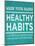 Healthy Habits I-Sd Graphics Studio-Mounted Art Print