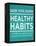 Healthy Habits I-Sd Graphics Studio-Framed Stretched Canvas