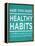 Healthy Habits I-Sd Graphics Studio-Framed Stretched Canvas