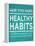 Healthy Habits I-Sd Graphics Studio-Framed Stretched Canvas