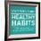 Healthy Habits I-null-Framed Art Print