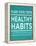 Healthy Habits II-Sd Graphics Studio-Framed Stretched Canvas