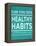 Healthy Habits II-Sd Graphics Studio-Framed Stretched Canvas